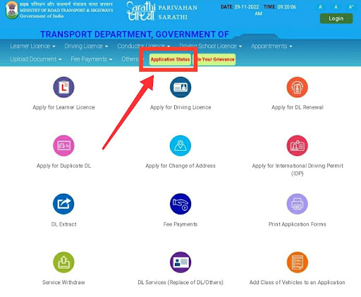 Driving Licence Apply Online